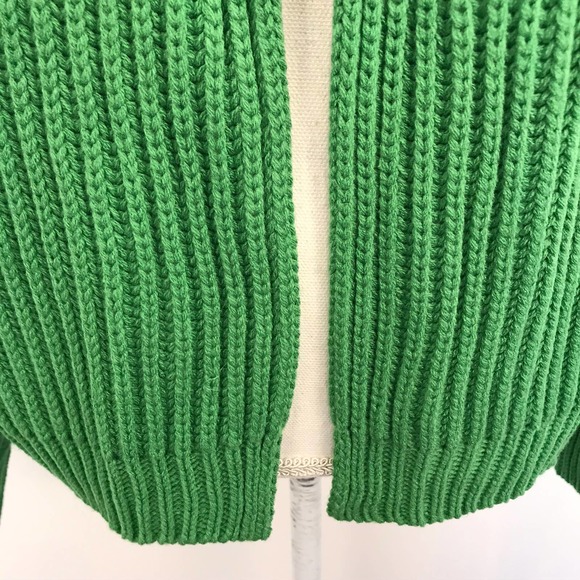 NWT Code X Mode Knit Green Cardigan Sweater - Picture 6 of 12